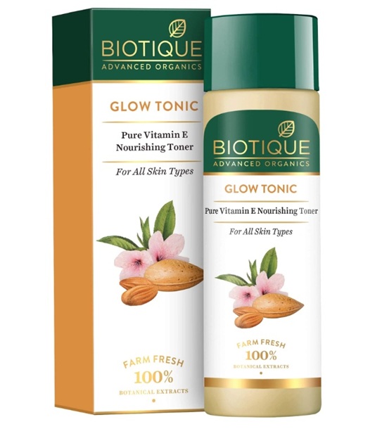 Biotique Glow Tonic Pure Vitamin E Nourishing Toner