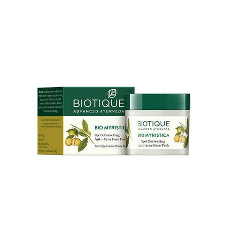 Biotique Myristica Spot Correcting Anti Acne Face Pack