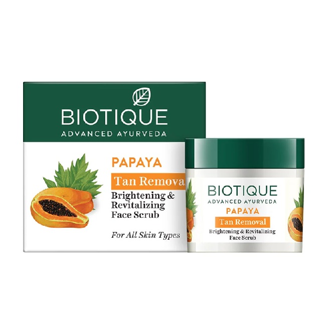 Biotique Papaya Tan Removal Brightening & Revitalizing Face Scrub