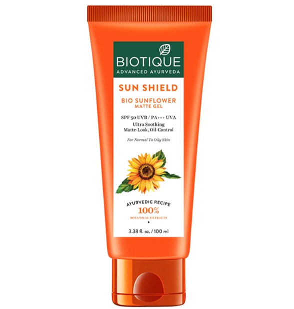 Biotique Sun Shield Bio Sunflower Matte Ultra Soothing Body Lotion