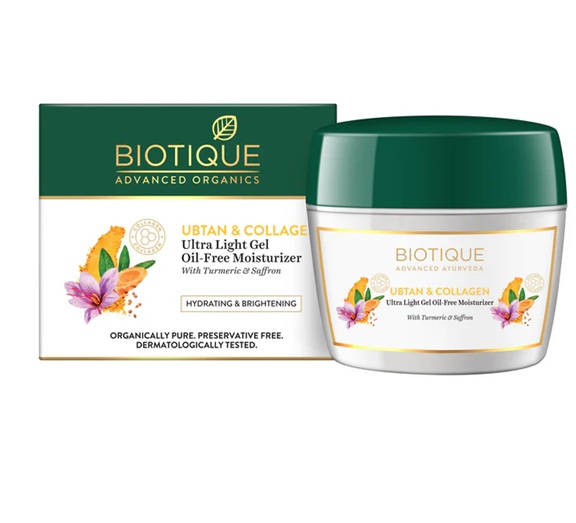 Biotique Ubtan & Collagen Ultra Light Gel Oil Free Moisturizer