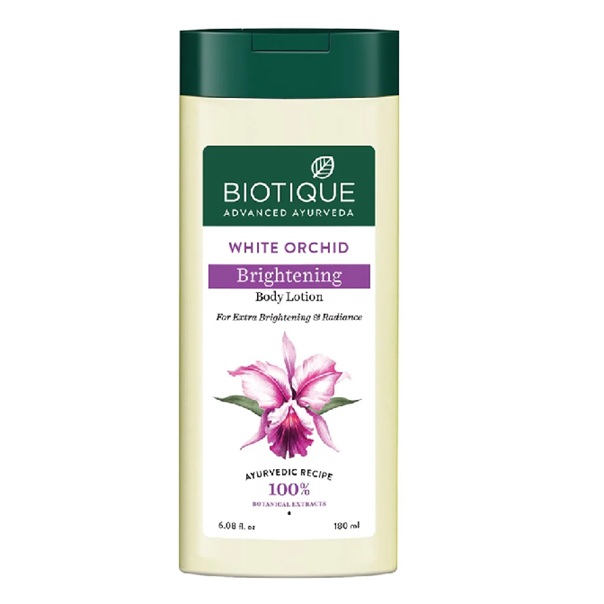 Biotique White Orchid Brightening Body Lotion for Extra Brightening & Radiance