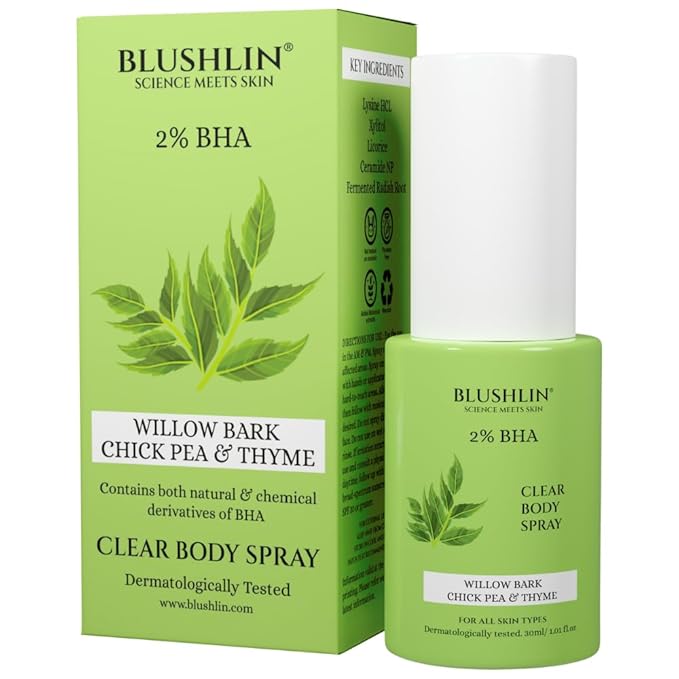 Blushlin 2% BHA – Clear body Spray