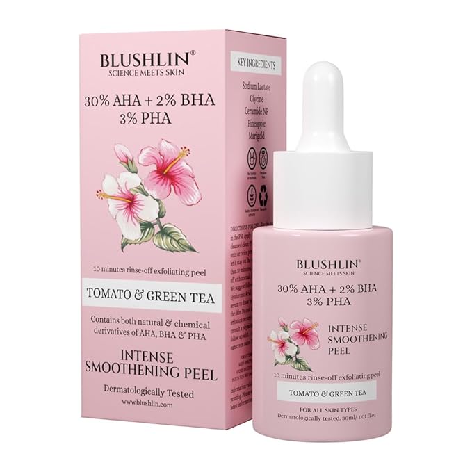 Blushlin 30% AHA + 2% BHA + 3% PHA Intense Smoothening Peel