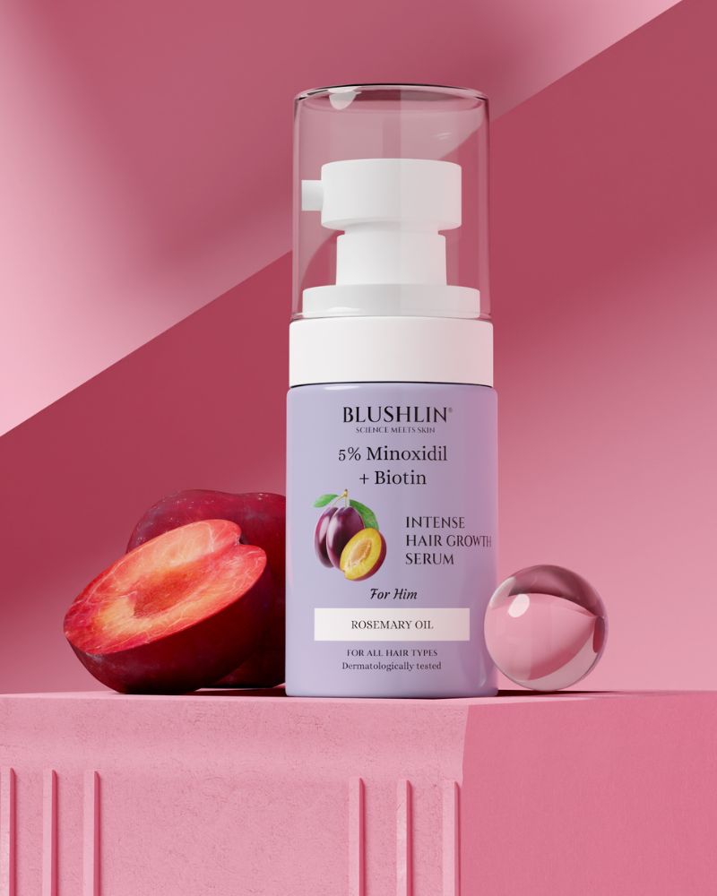 Blushlin 5% Minoxidil + Biotin Intense Hair Growth Serum