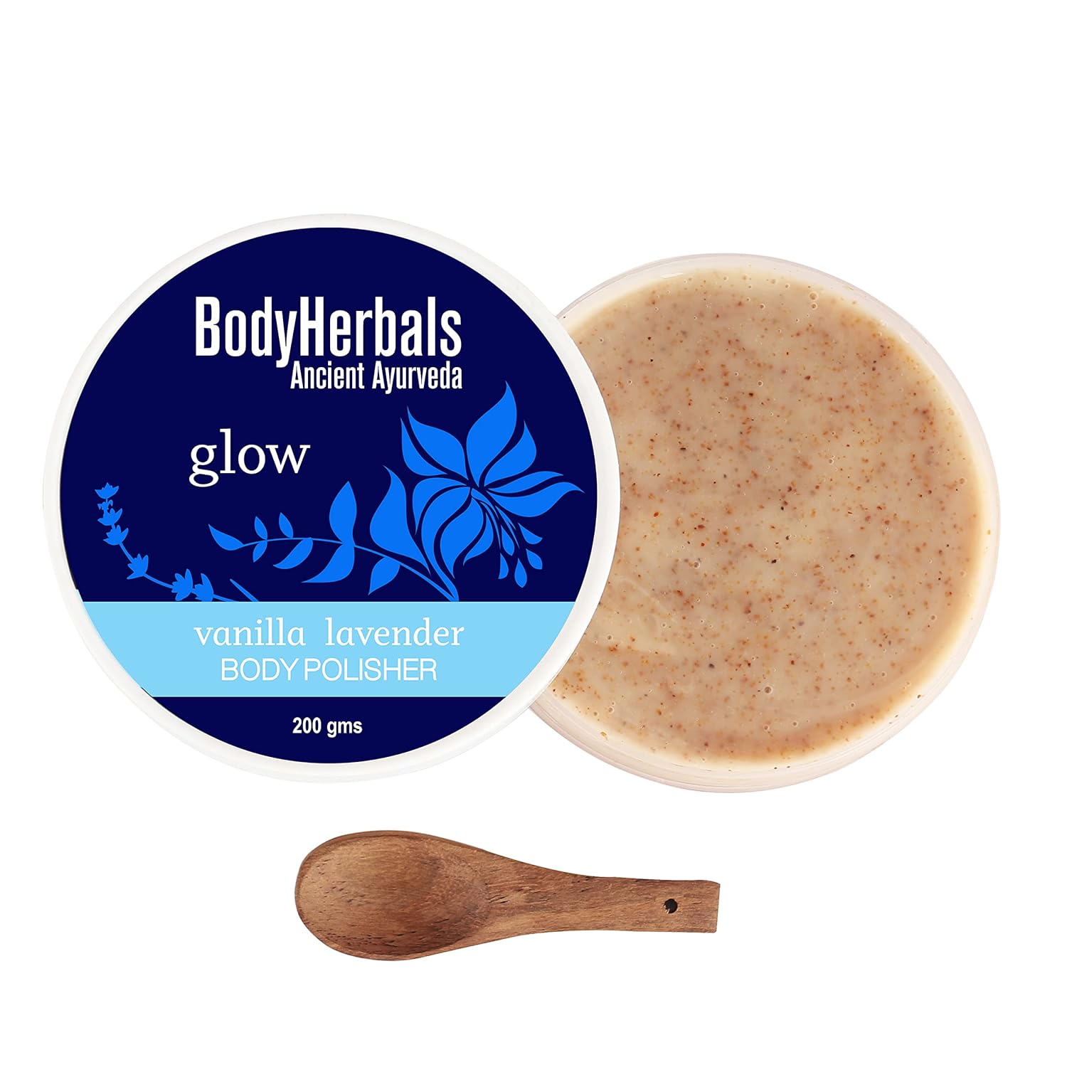 BodyHerbals Glow, Vanilla & Lavender Body Polisher