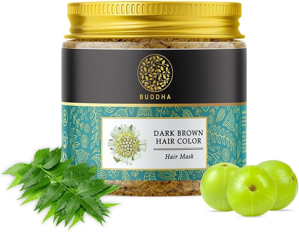 Buddha Natural Dark Brown Hair Color Powder