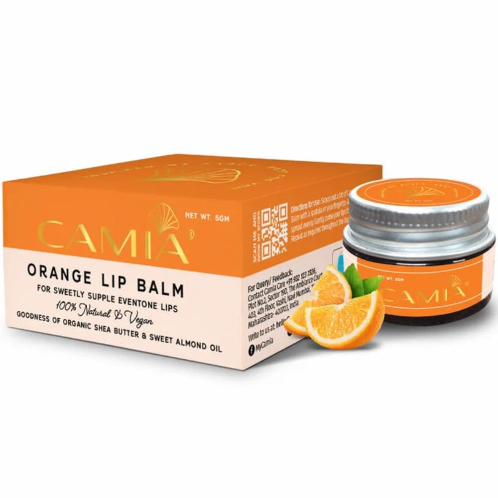Camia Natural Orange Lip Balm 