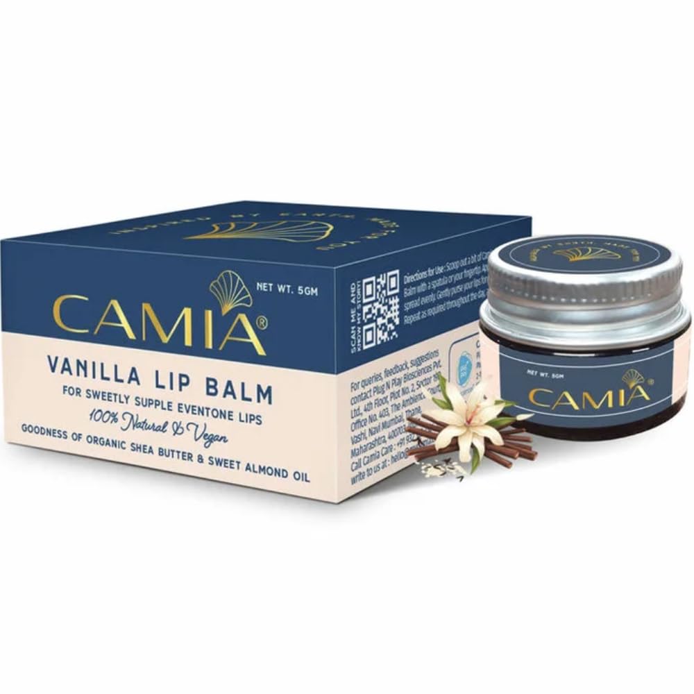 Camia Natural Vanilla Lip Balm 