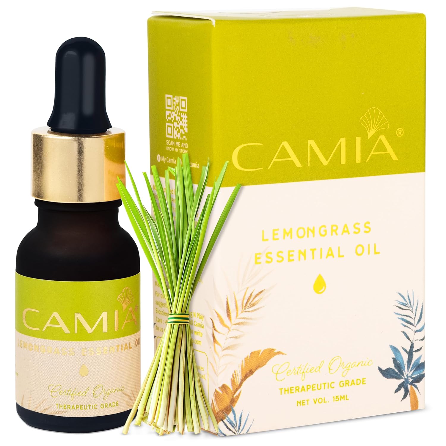 Camia Organic Lemongrass Essential Oil