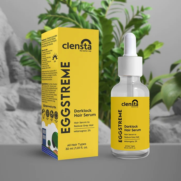 Clensta Eggstreme Darklock Hair Serum