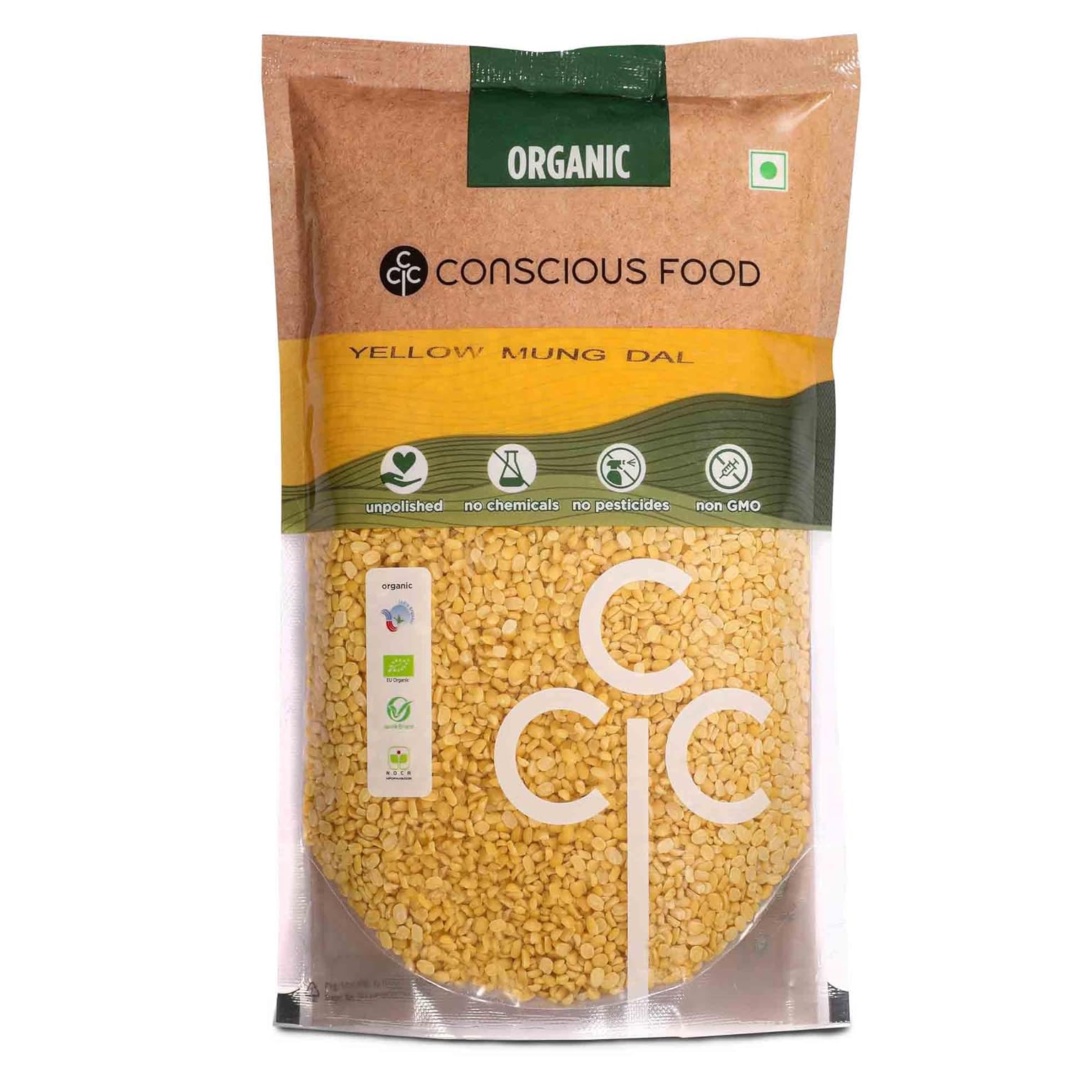 Conscious Food Yellow  Moong Dal