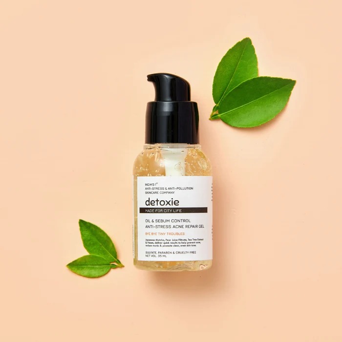 Detoxie Oil & Sebum Control, Anti-Stress Acne Repair Gel