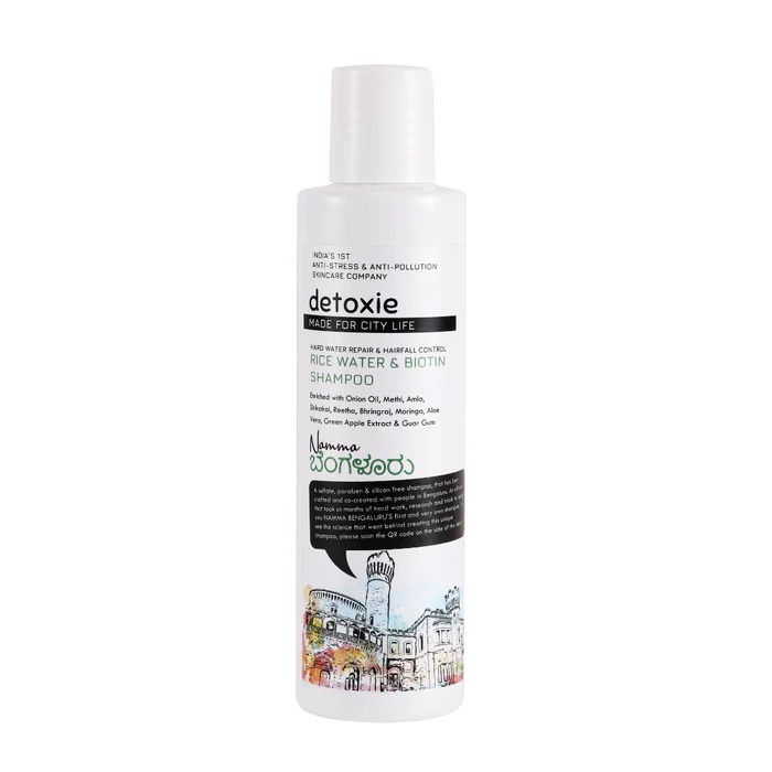 Detoxie Rice Water & Biotin Shampoo