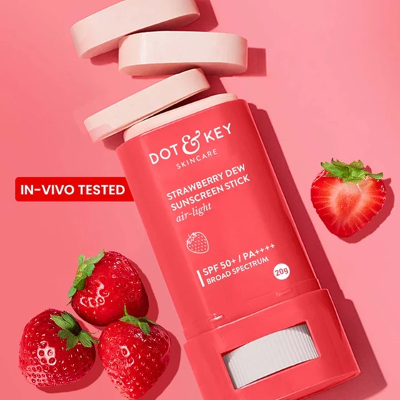 Dot & Key Strawberry Dew Sunscreen Stick SPF 50