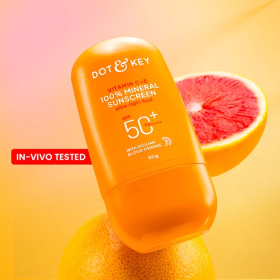 Dot & Key Vitamin C + E 100% Mineral Sunscreen SPF 50+ PA++++