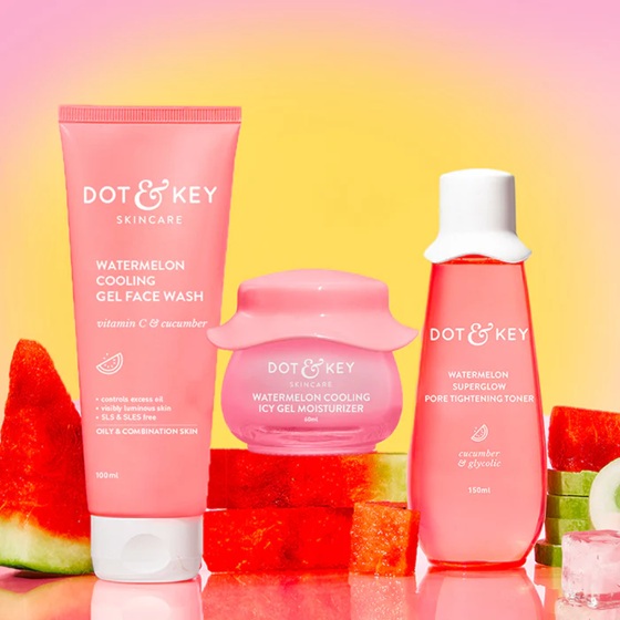 Dot & Key Watermelon Luminous Skin Glow CTM Regime