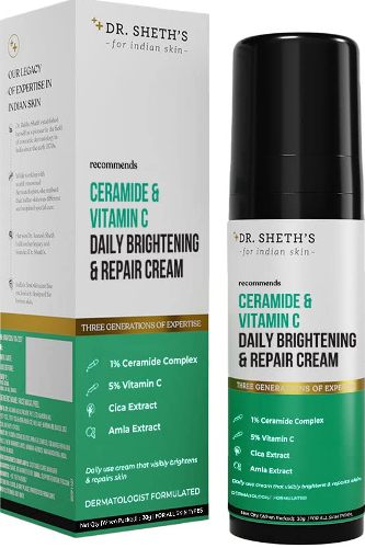 Dr Sheth's Ceramide & Vitamin C Daily Brightening & Repair Cream