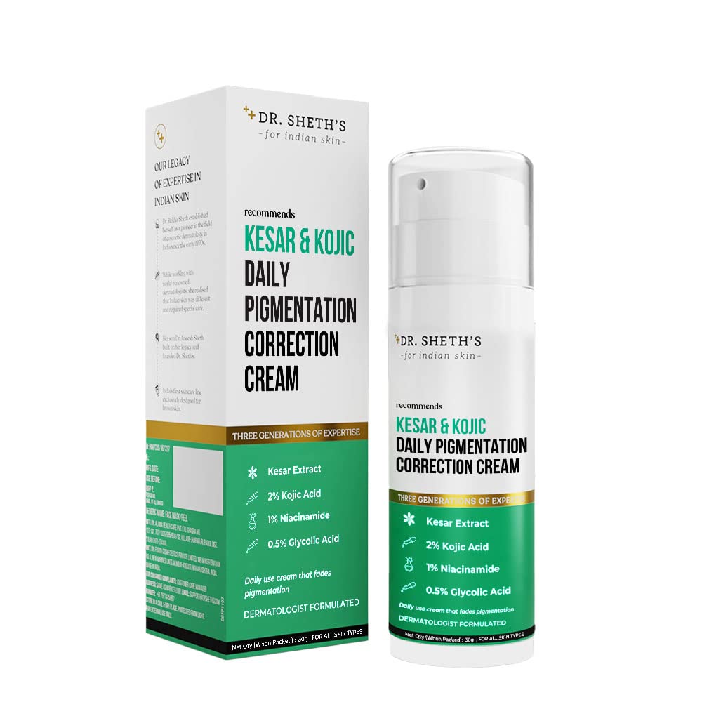 Dr Sheth's Kesar & Kojic Daily Pigmentation Correction Cream