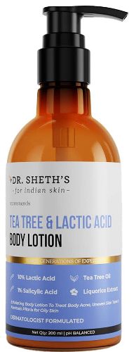 Dr Sheth's Tea Tree & Lactic Acid Body Lotion