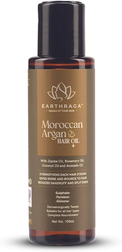 Earthraga Moroccan Argan Hair Oil