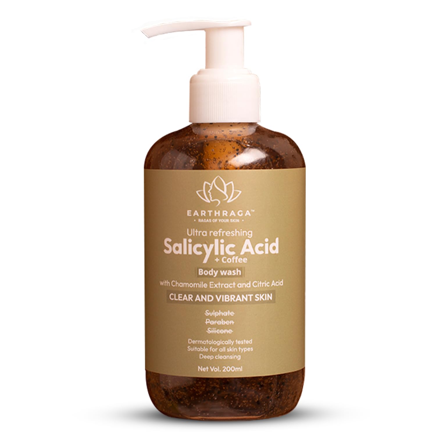 Earthraga Ultra Refreshing Salicylic Acid + Coffee Body Wash