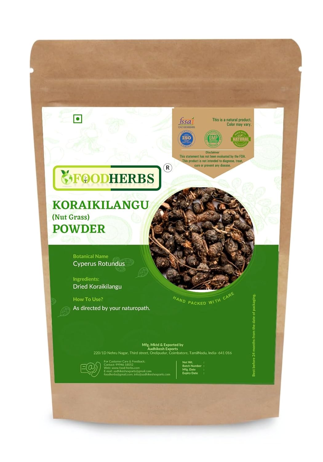 Foodherbs Koraikilangu Powder