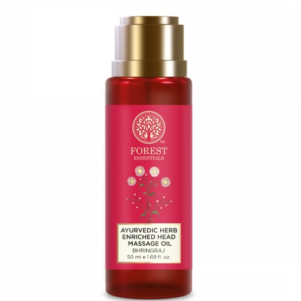 Forest Essentials Ayurvedic Herb Enriched Head Massage Oil Bhringraj