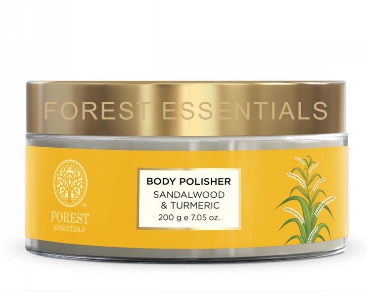 Forest Essentials Body Polisher Sandalwood and Turmeric