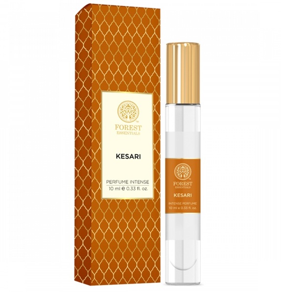 Forest Essentials Intense Perfume Kesari - Oudh Saffron and Lime