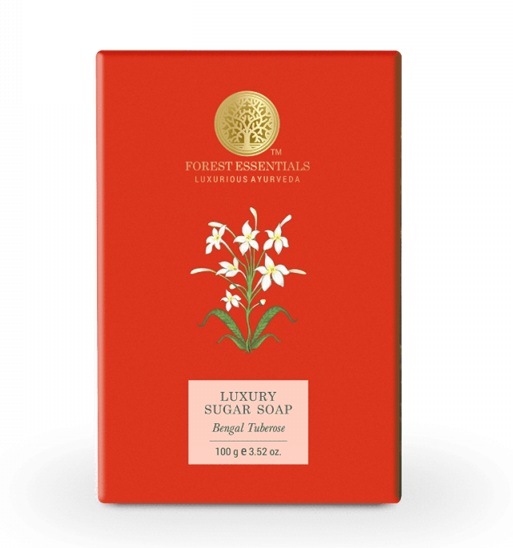 Forest Essentials Luxury Sugar Soap Bengal Tuberose