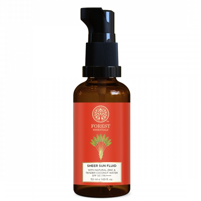 Forest Essentials Sheer Sun Fluid with SPF 50