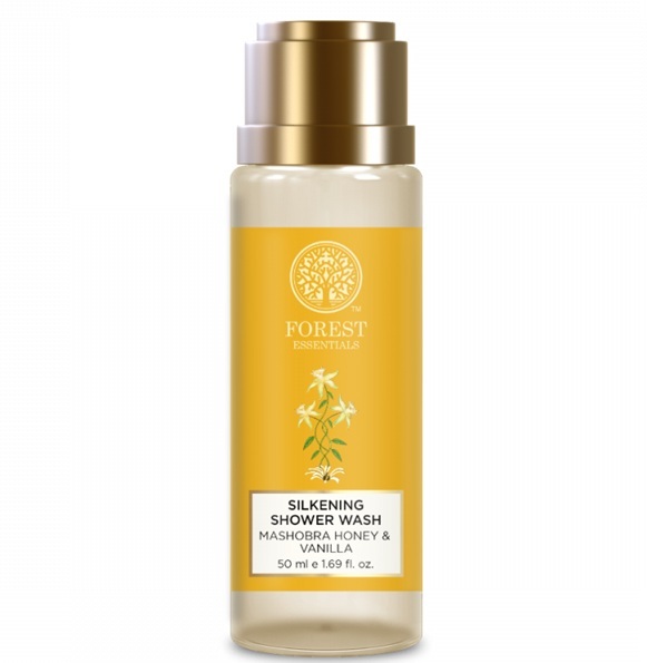 Forest Essentials Silkening Shower Wash Mashobra Honey and Vanilla