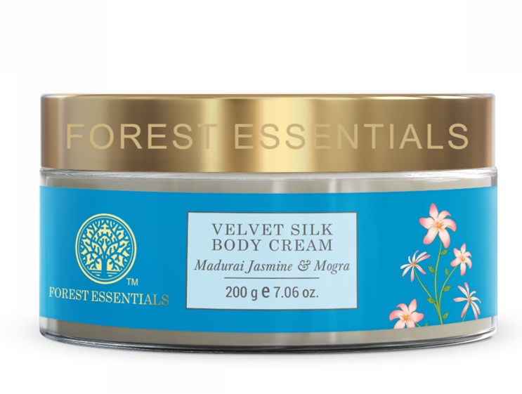 Forest Essentials Velvet Silk Body Cream Madurai Jasmine Mogra