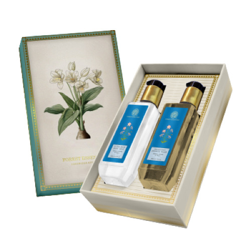 Forest Essentials White Lily Body Care Duo Jasmine Box 