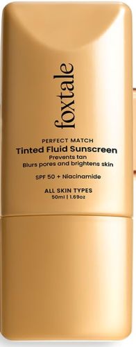Foxtale SPF 50 Tinted Fluid Sunscreen