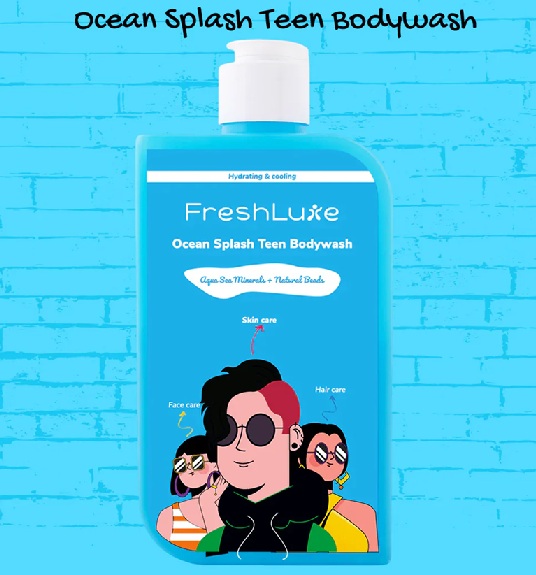 FreshLuxe Ocean Splash Teen Body Wash