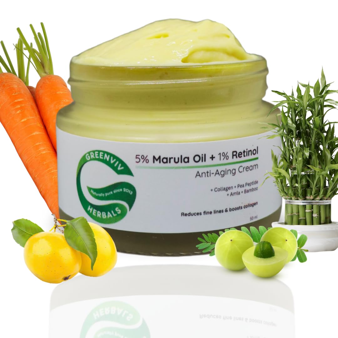 Greenviv 5 Marula Oil + 1% Retinol Anti-Aging Cream