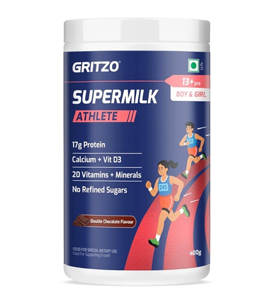 Gritzo Supermilk Athlete - Double Chocolate - 13+y Boy & Girl