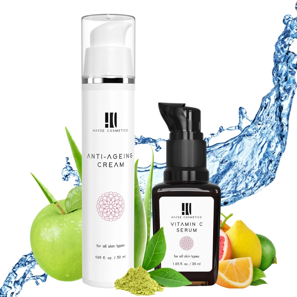 Hayze cosmetics anti ageing combo