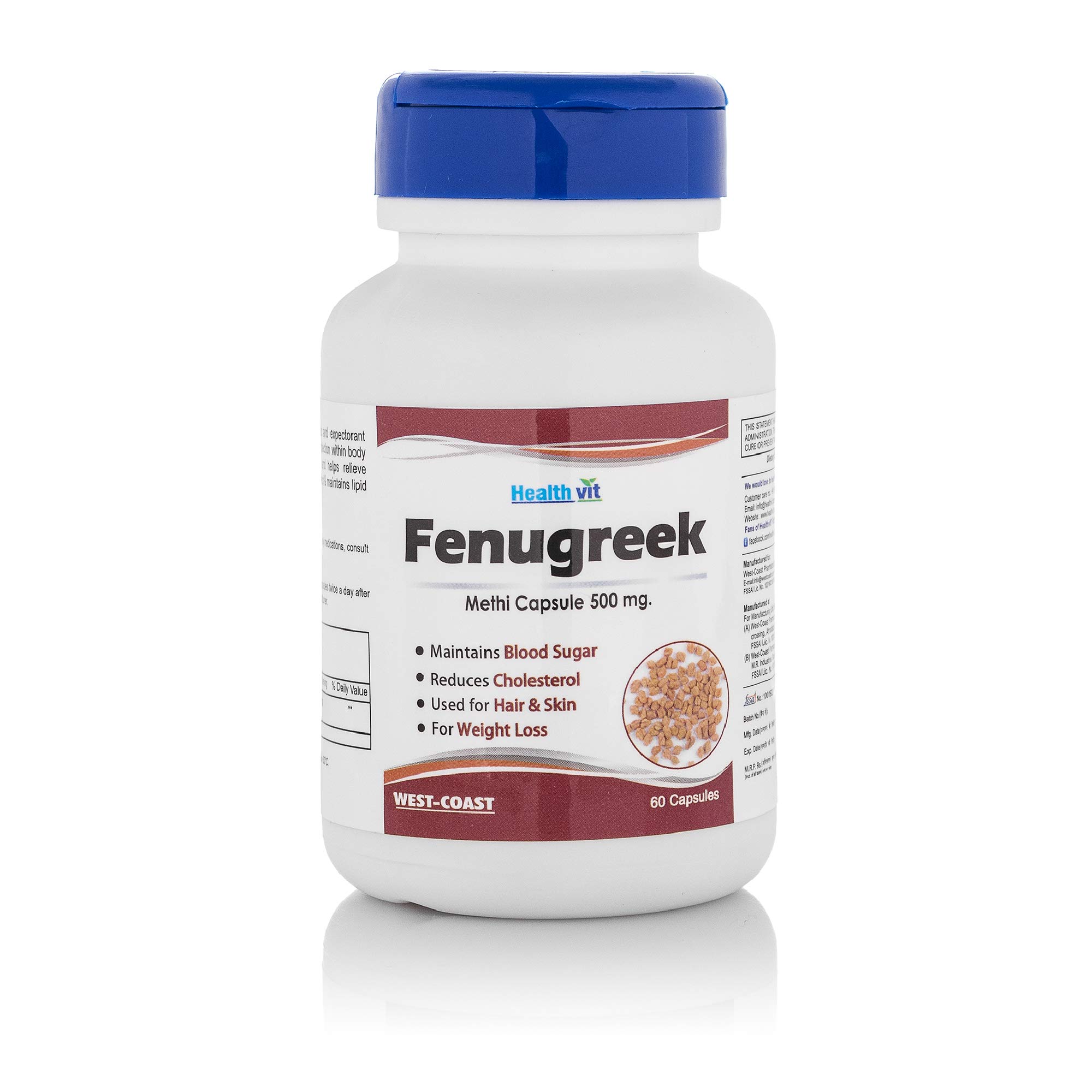 Healthvit Fenugreek 500mg