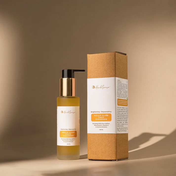Herbsense Hello Glow Plant Based Face Cleanser