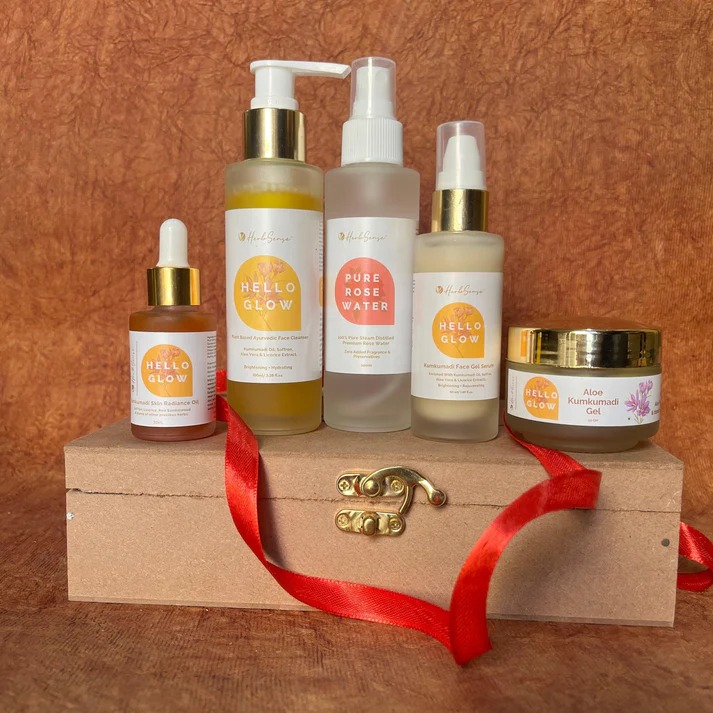 Herbsense Kumkumadi Skin Care Range Eco-friendly Gift Set