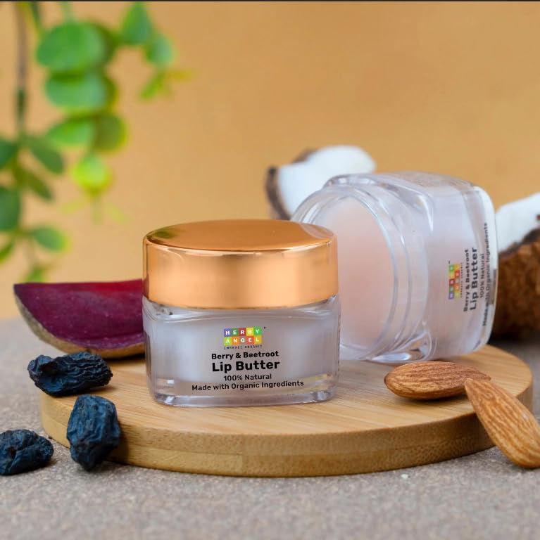 Herbyangel Lip Balm for Kids With Berry and Beetroot