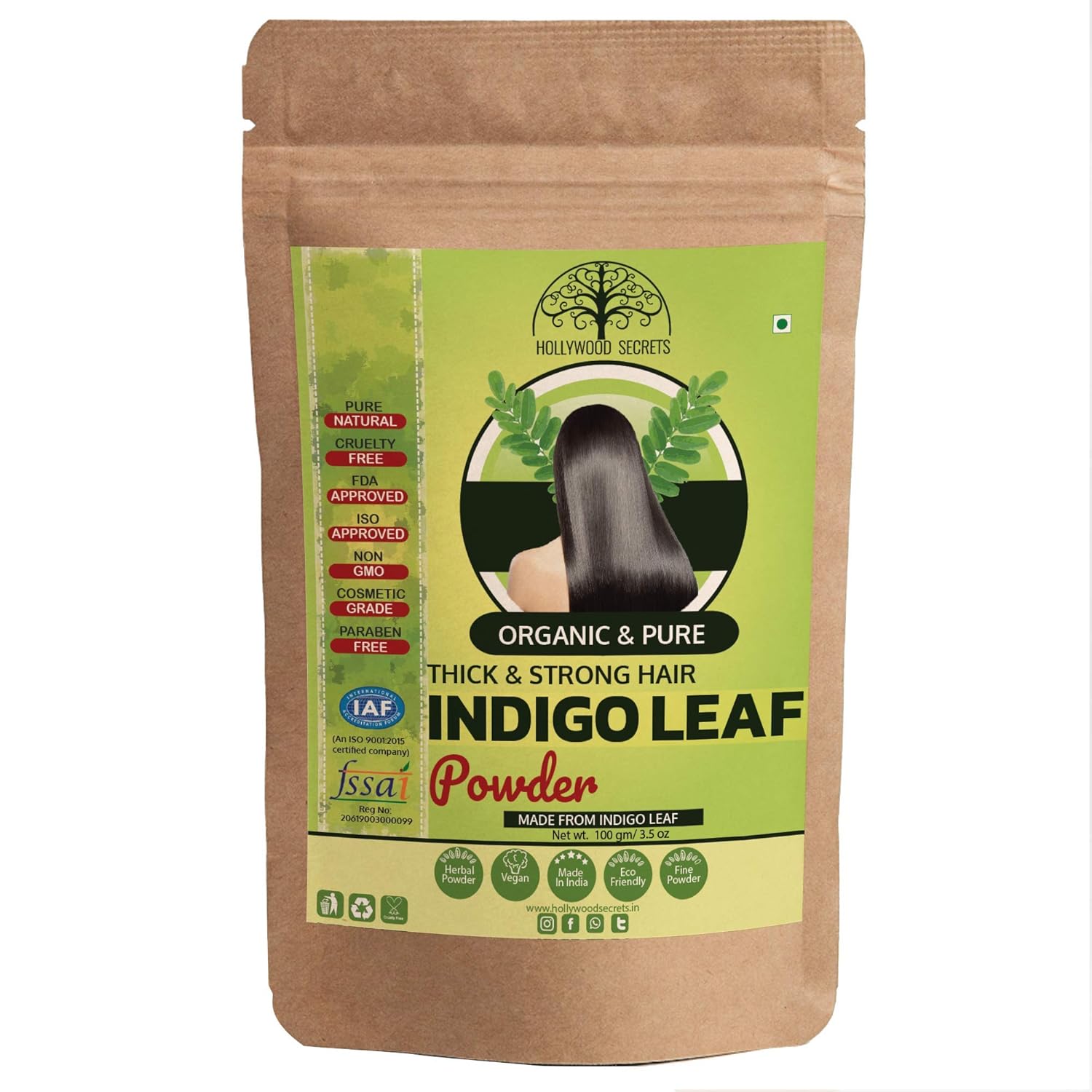 Hollywood Organic Indigo Powder