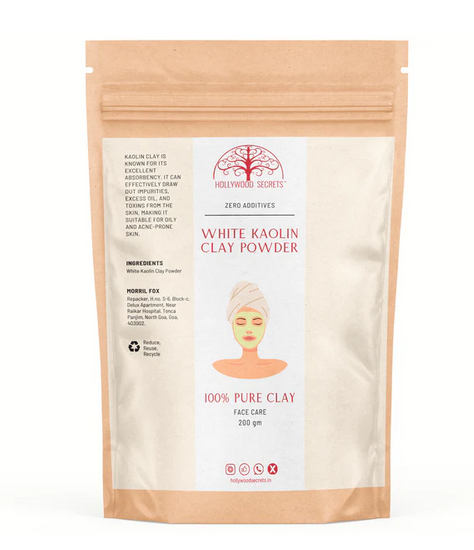 Hollywood Secrets White Kaolin Clay Powder