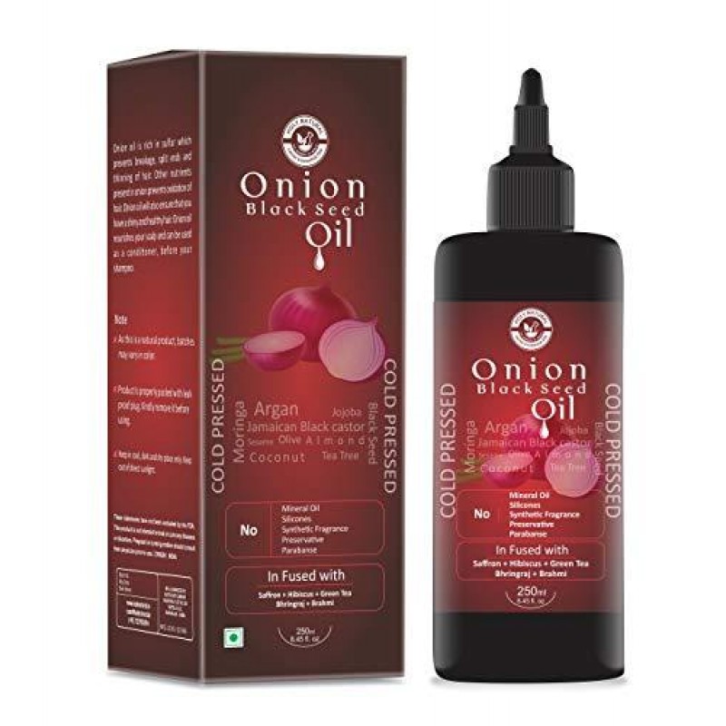 Holy Natural 100% Natural Onion Black Seed Oil
