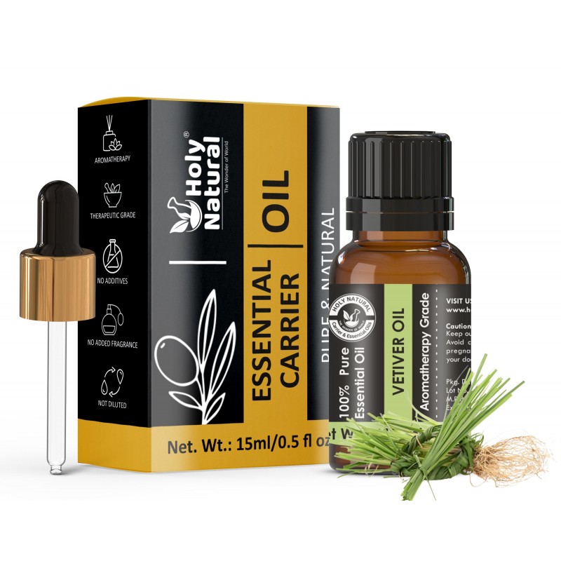 Holy Natural Vetiver Essential Oil