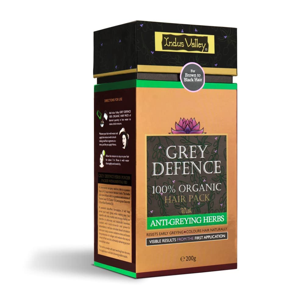 Indus Valley Grey Defence Organic Hair Pack