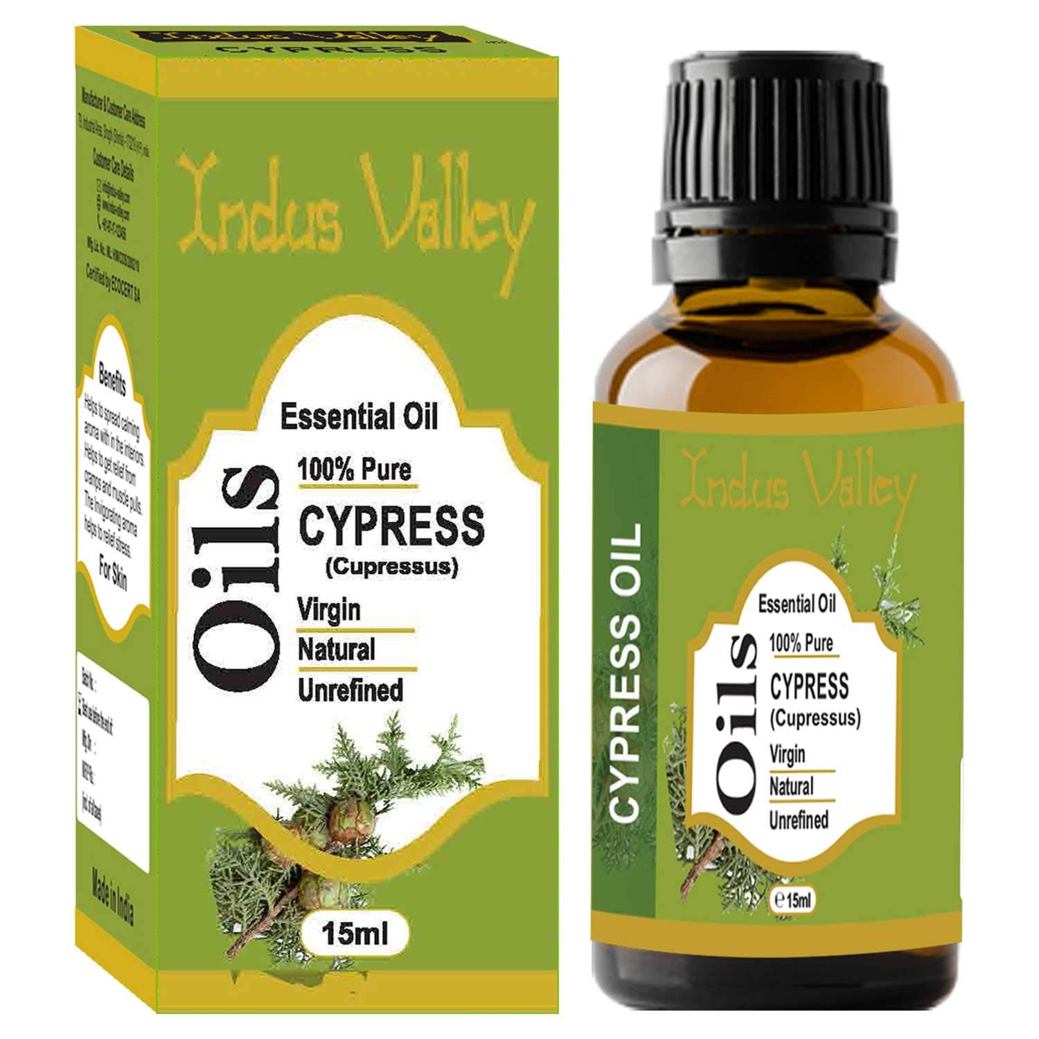 Indus Valley Pure & Organic Cypress Essential Oil